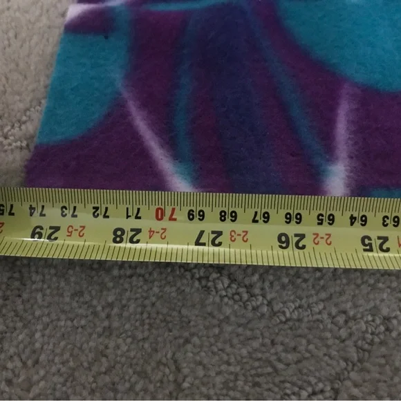 Multicolor Fleece (?) Piece - Picture 3 of 8